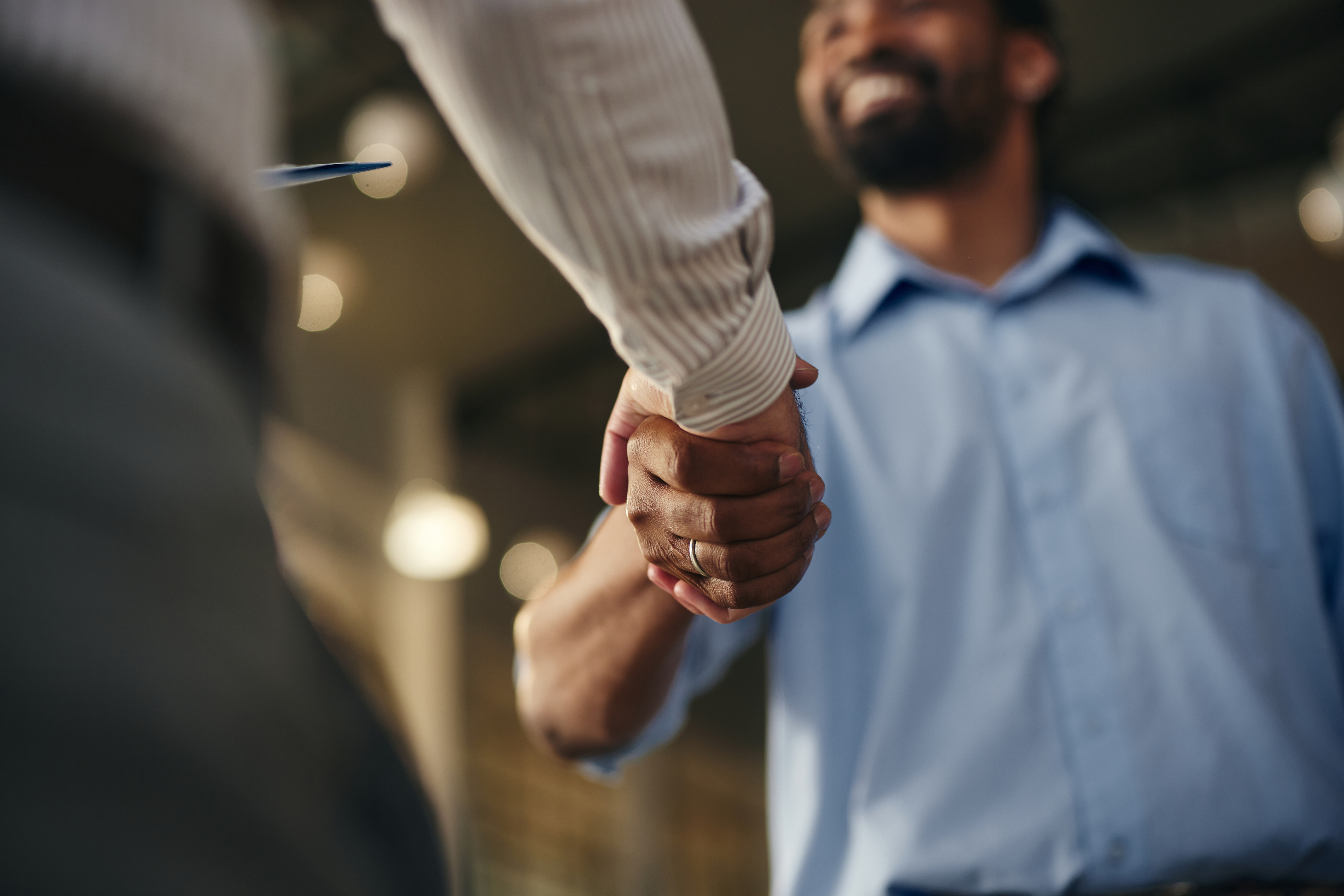 People shaking hands