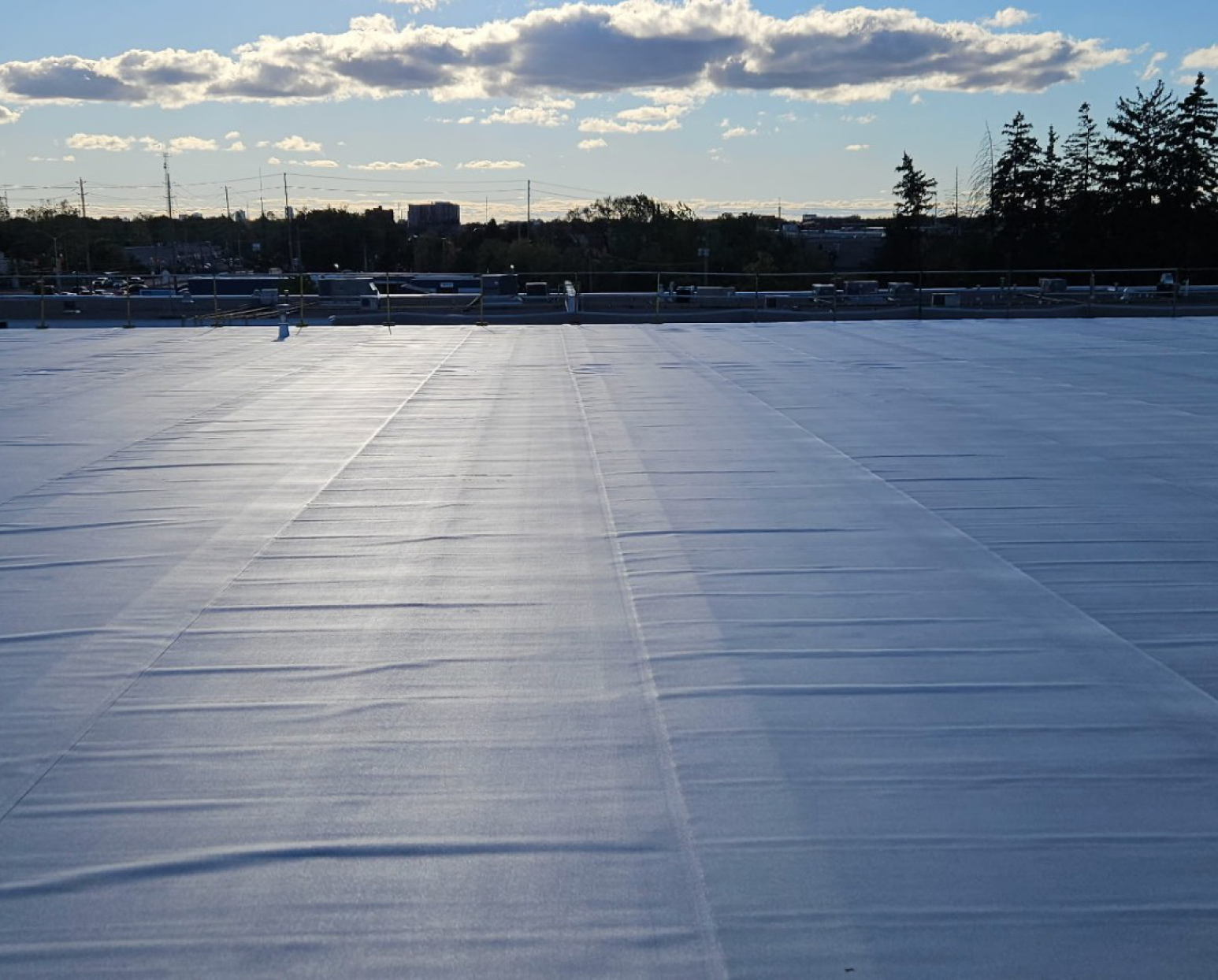 PVC roof at 1950 Oxford Street East